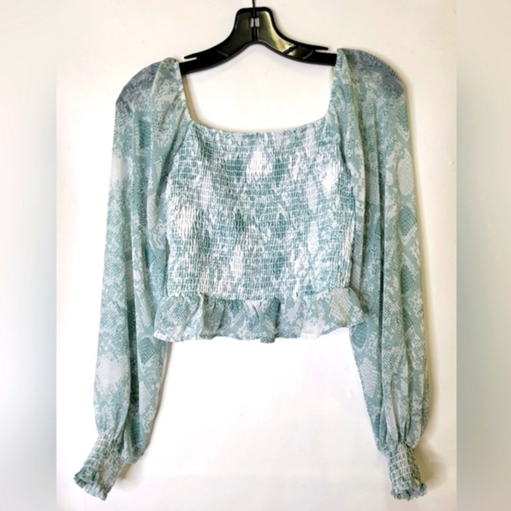 Sage the label Chiffon Stretchy top